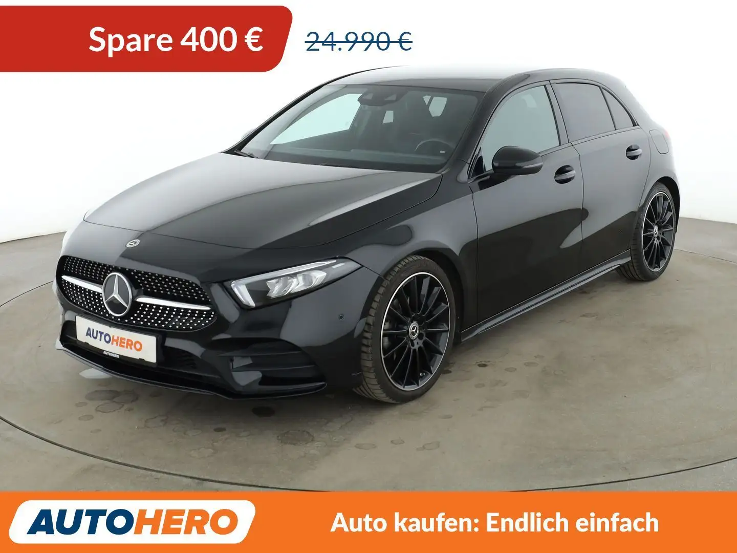 Mercedes-Benz A 180 A 180 AMG Line Aut.*NAV*LED*TEMPO*CAM*PDC*SHZ* Schwarz - 1