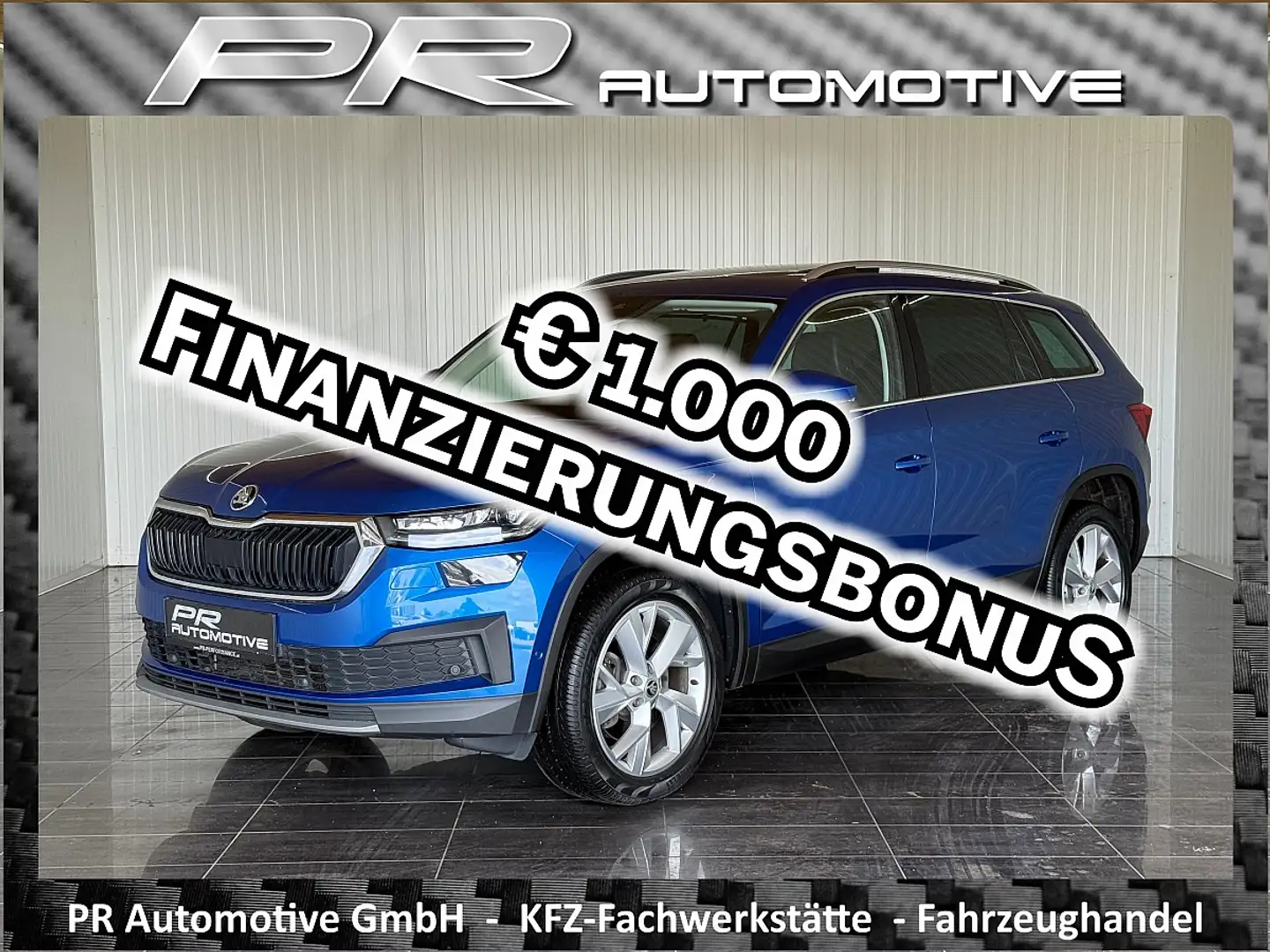 Skoda Kodiaq 2,0 TDI 4x4 Style DSG CANTON*VIRTUAL*SHZG*LED*A... Bleu - 1