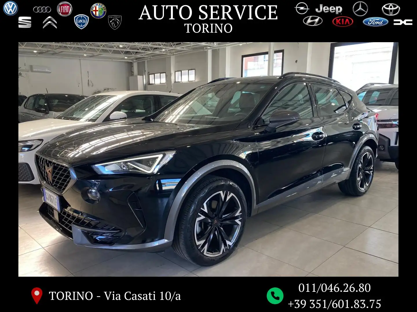 CUPRA Formentor 1.5 tsi 150cv + CERCHI DA 19 UFFICIALE ITALIA Nero - 1