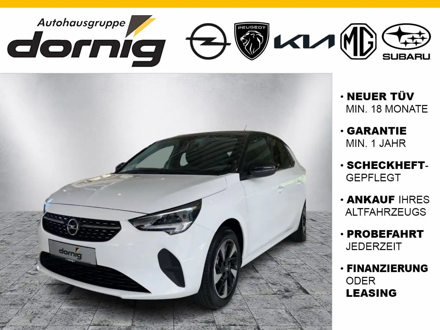 Opel Corsa -e F Elegance, SHZ,Style-Paket *NP* Weiß - 1