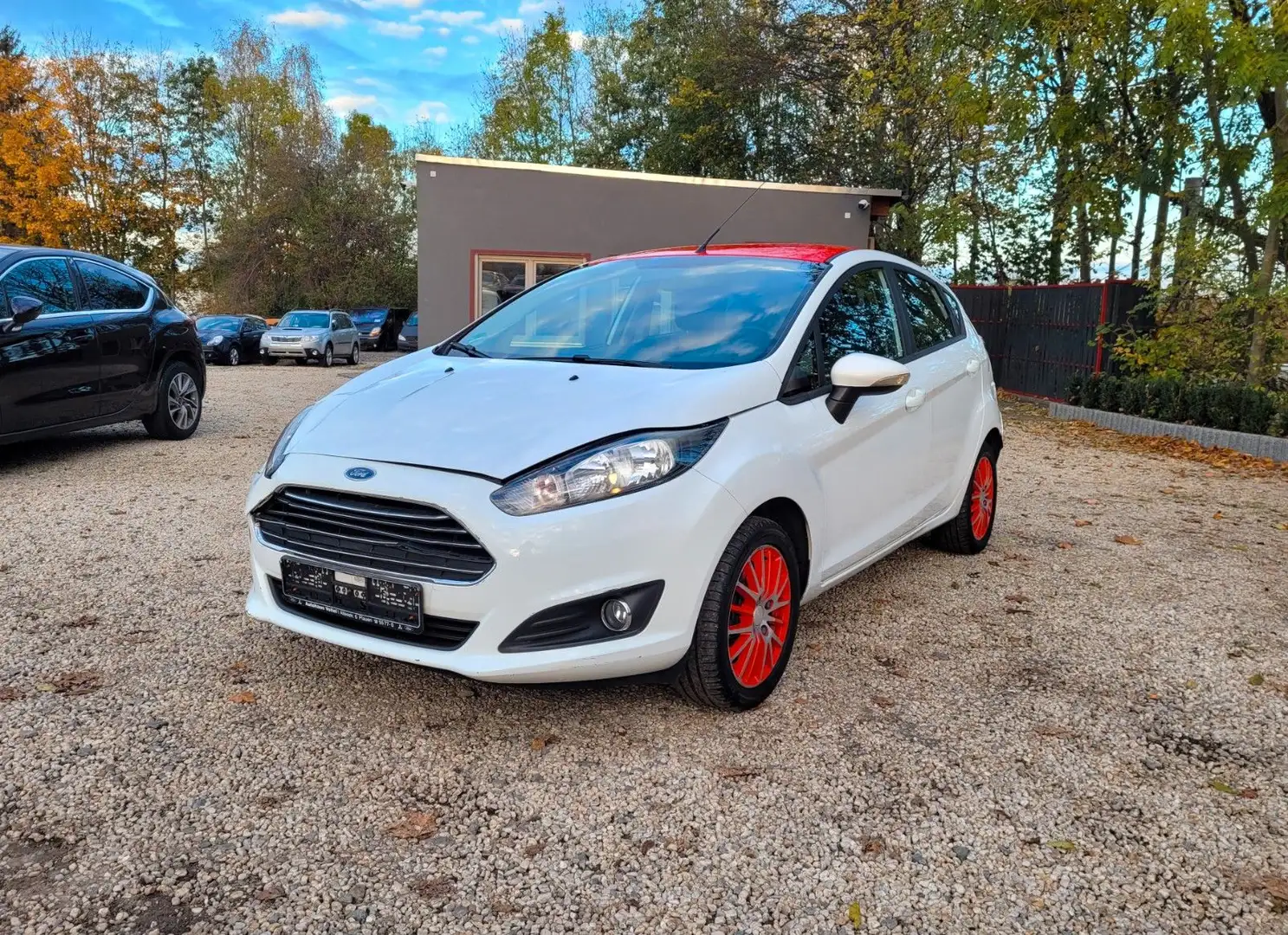 Ford Fiesta Sync Edition*EUR 5*SZH*Klima*SR+LMF*COC* Wit - 1