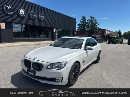 White 2013 BMW 7 Series Sedan All-Wheel Drive Automatic