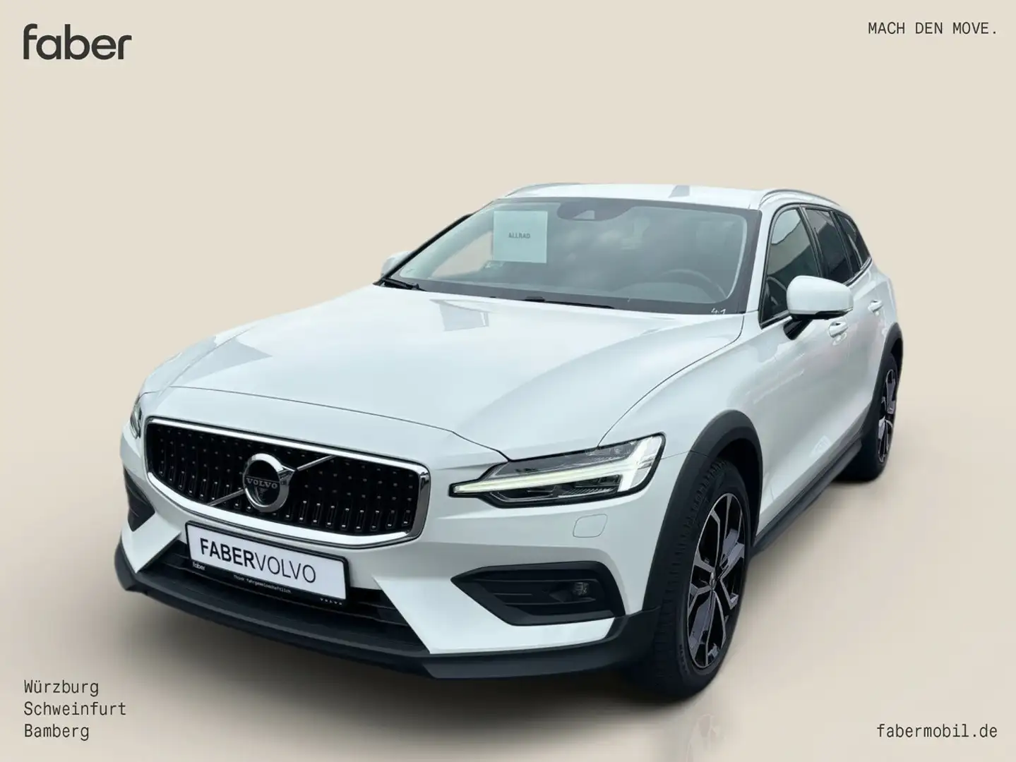 Volvo V60 Cross Country Pro B4 AWD Mild-Hybrid Diesel Weiß - 2