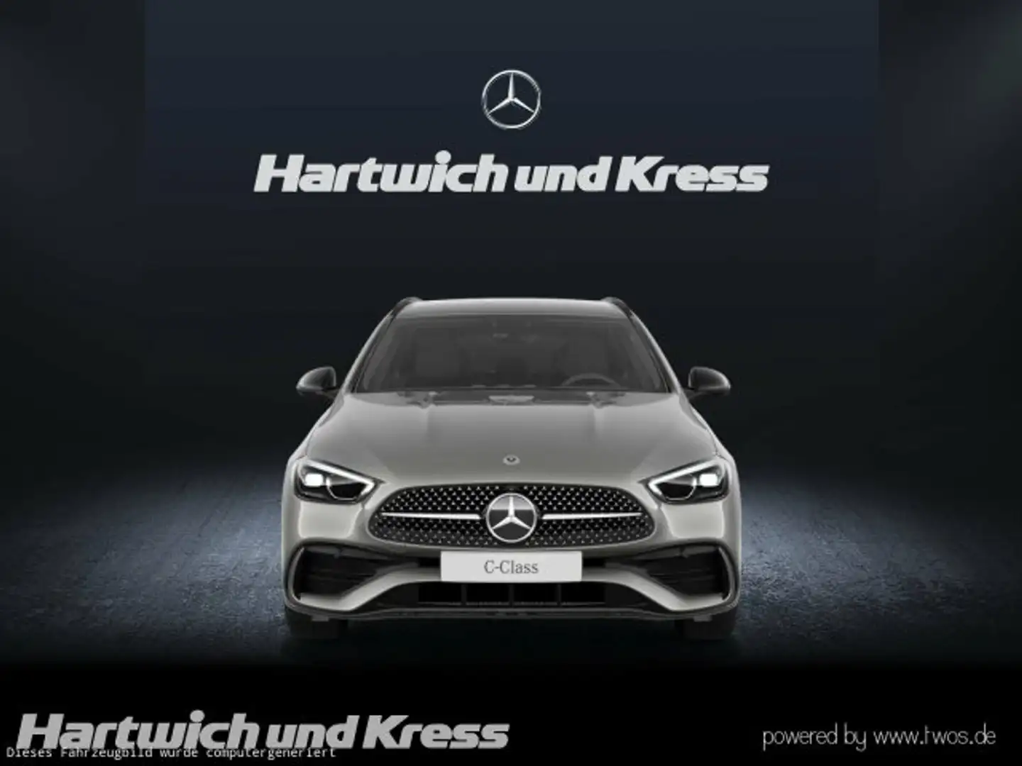 Mercedes-Benz C 180 C 180 T AMG Line+Pano+AHK+Night+Ambiente+LED+ Argento - 2