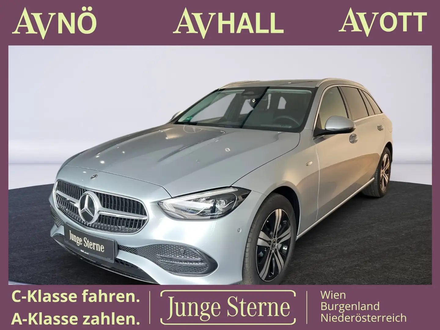 Mercedes-Benz C 300 de 4MATIC +Distronic+AHK+Winterpaket Silber - 1