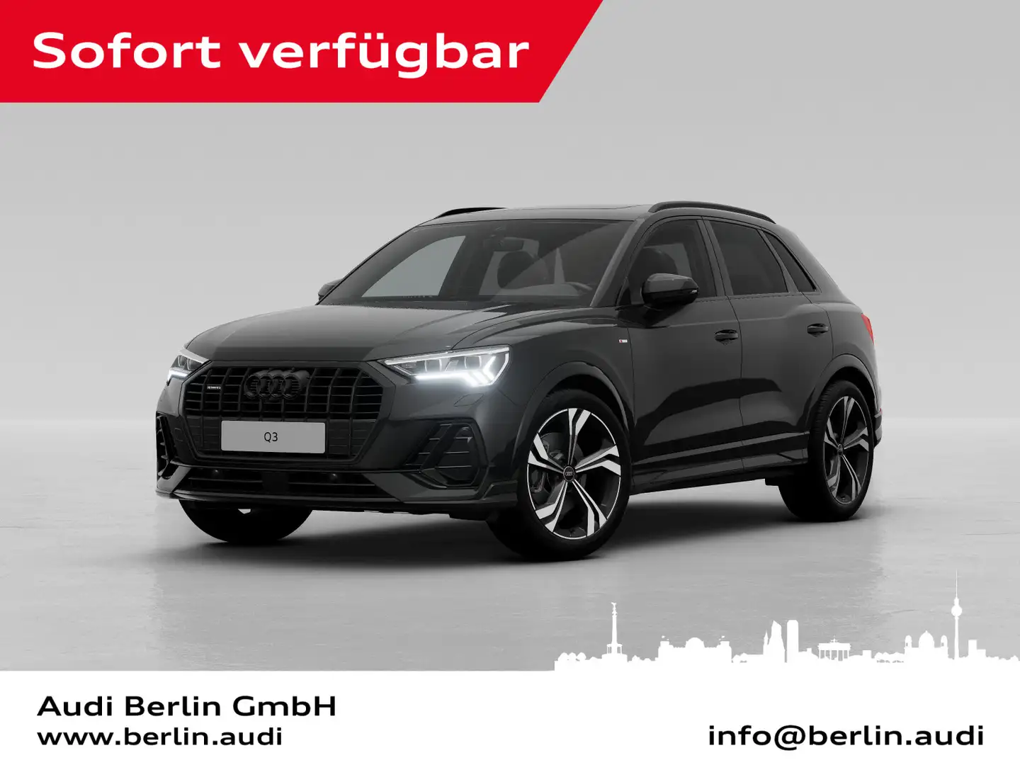 Audi Q3 S line 40 TDI quattro S tronic Schwarz - 1