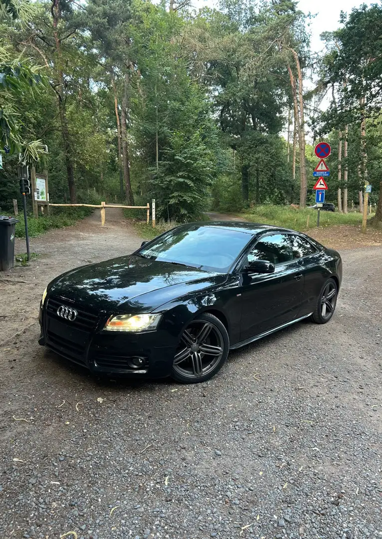 Audi A5 2.0 TFSI quattro Sline Zwart - 1