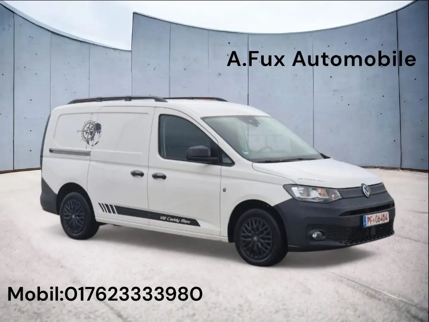 Volkswagen Caddy Maxi ACC DSG PDC RFK SHZ 1Hd. TÜV Neu Blanc - 1