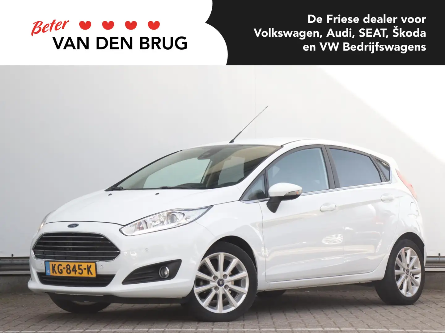 Ford Fiesta 1.0 EcoBoost Titanium | LED | Multifunctioneel Stu Weiß - 1