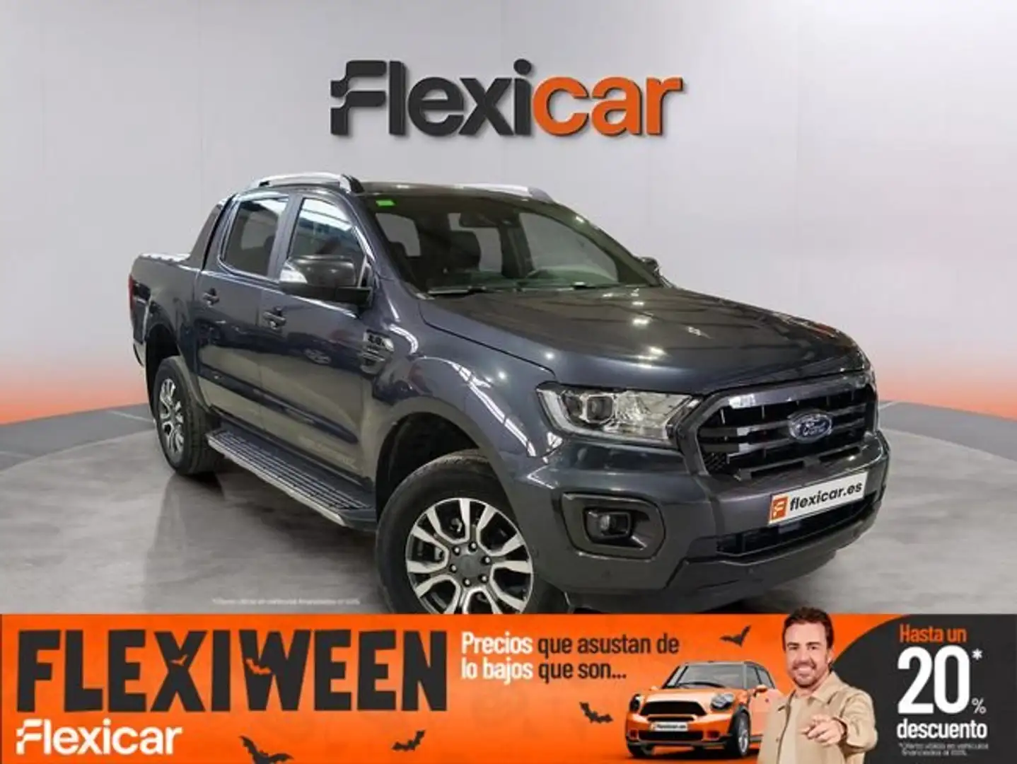 Ford Ranger 2.0 Ecobl 4x4 Dob Cab Wildtrack AT Gris - 1