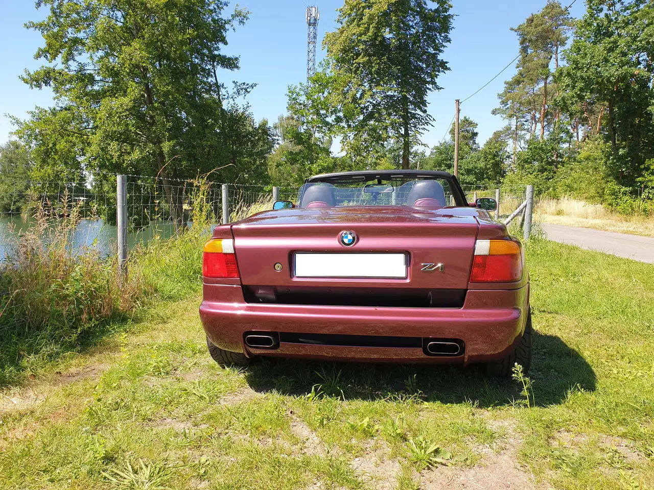 BMW Z1 magic-violet unfallfrei H-Zulassung, foto 4