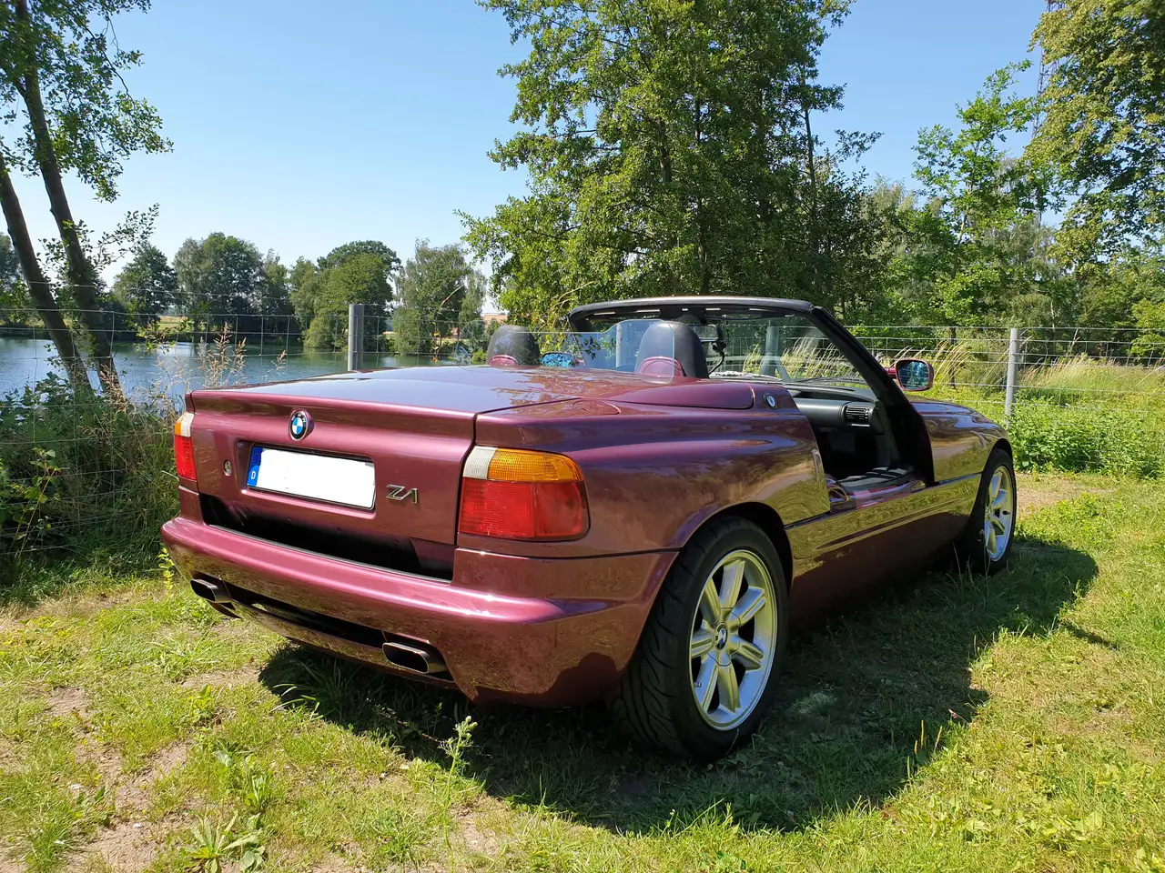 BMW Z1 magic-violet unfallfrei H-Zulassung, foto 3
