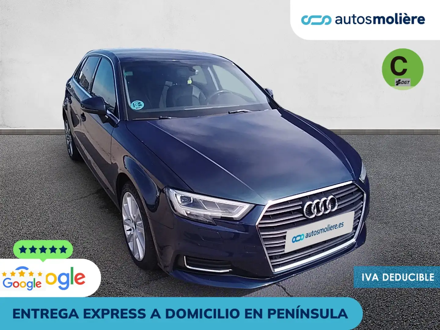 Audi A3 Sportback 30 TDI Design S tronic 85kW Azul - 2