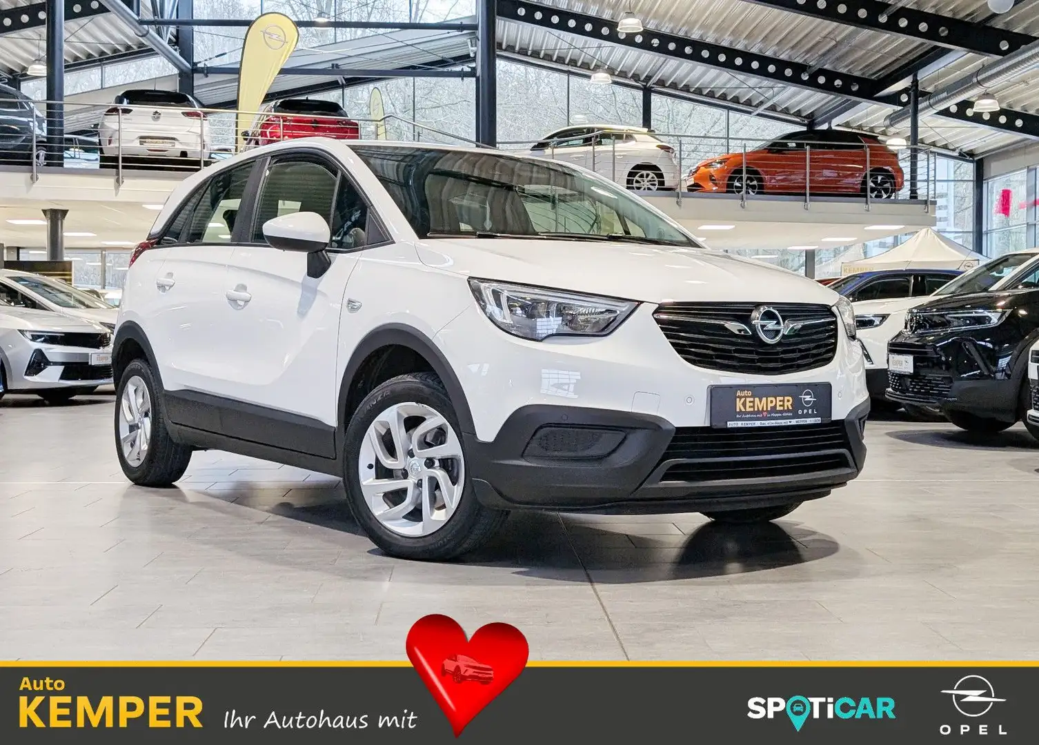 Opel Crossland X Crossland 1.2 Turbo Edition *PDC*AHK*IntelliLink Blanc - 1