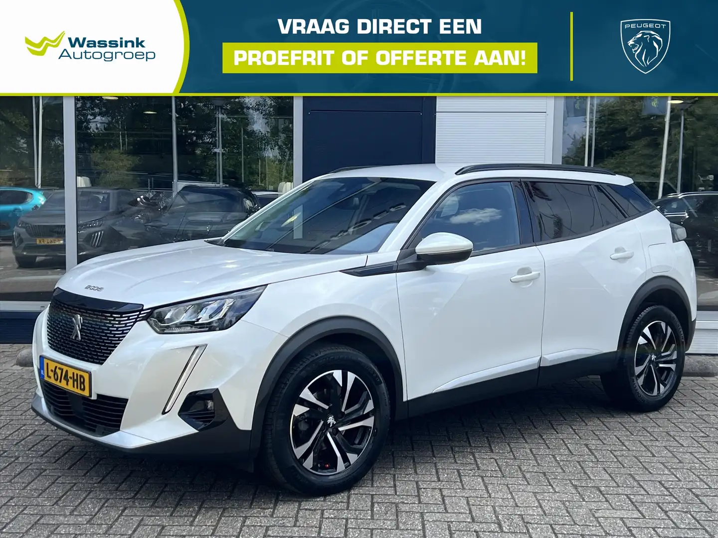 Peugeot 2008 1.2 Puretech 130pk Allure Pack | Navigatie | Camer Wit - 1