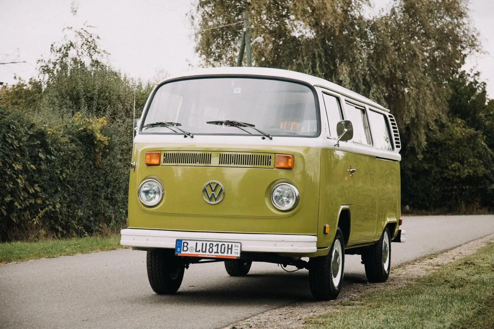 Volkswagen T2 b Westfalia Camper Schiebedach Verde - 2