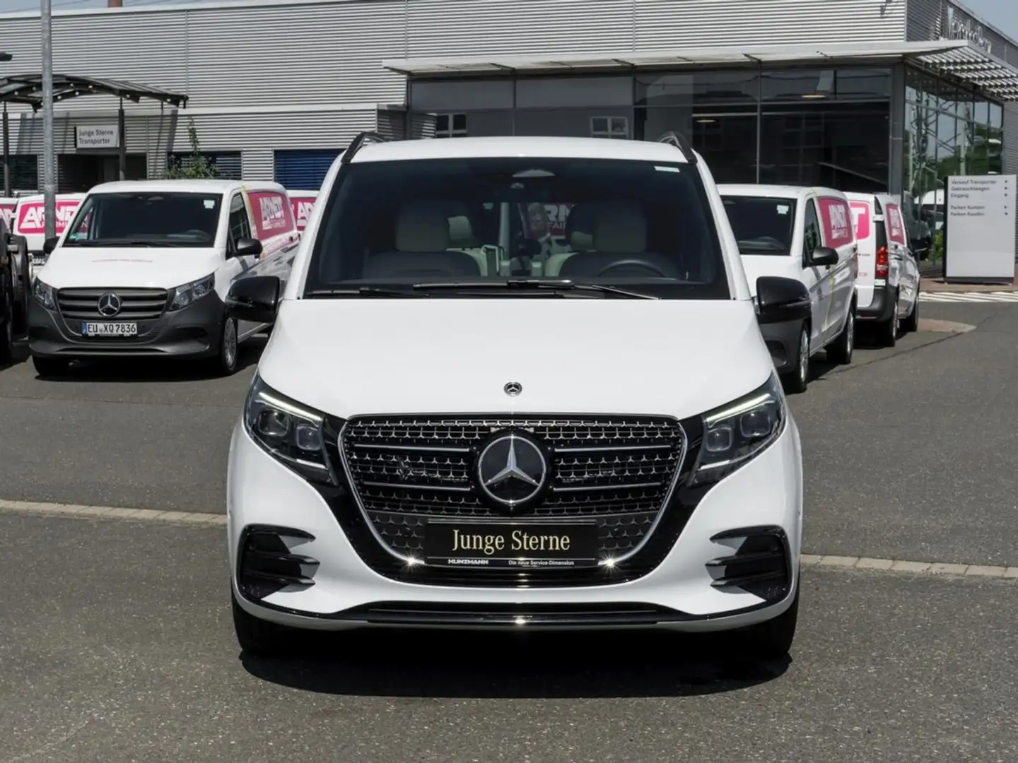 Mercedes-Benz V 300 d 4M AVANTGARDE Lang Night Distronic AHK Weiß - 2