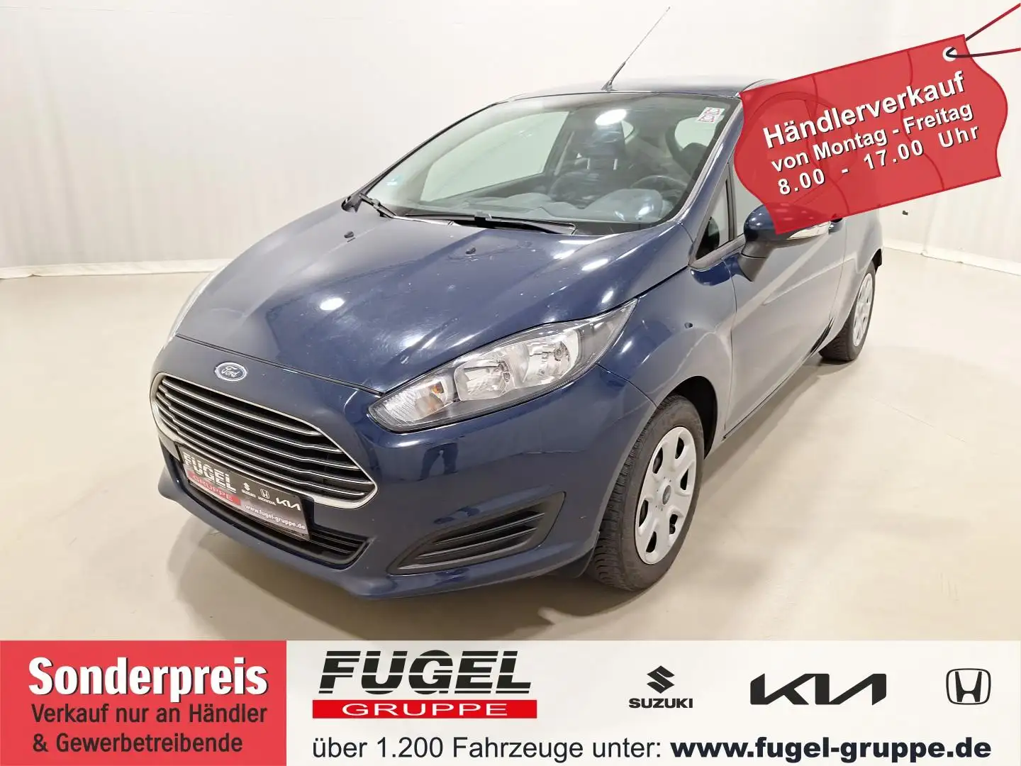 Ford Fiesta 1.25 16V Trend Klima Blauw - 1