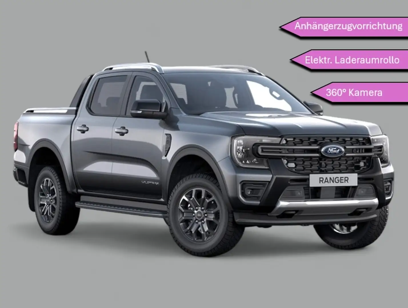 Ford Ranger Wildtrak 3.0 | AHK | Navi | Kamera | Laderaumrollo Grau - 1