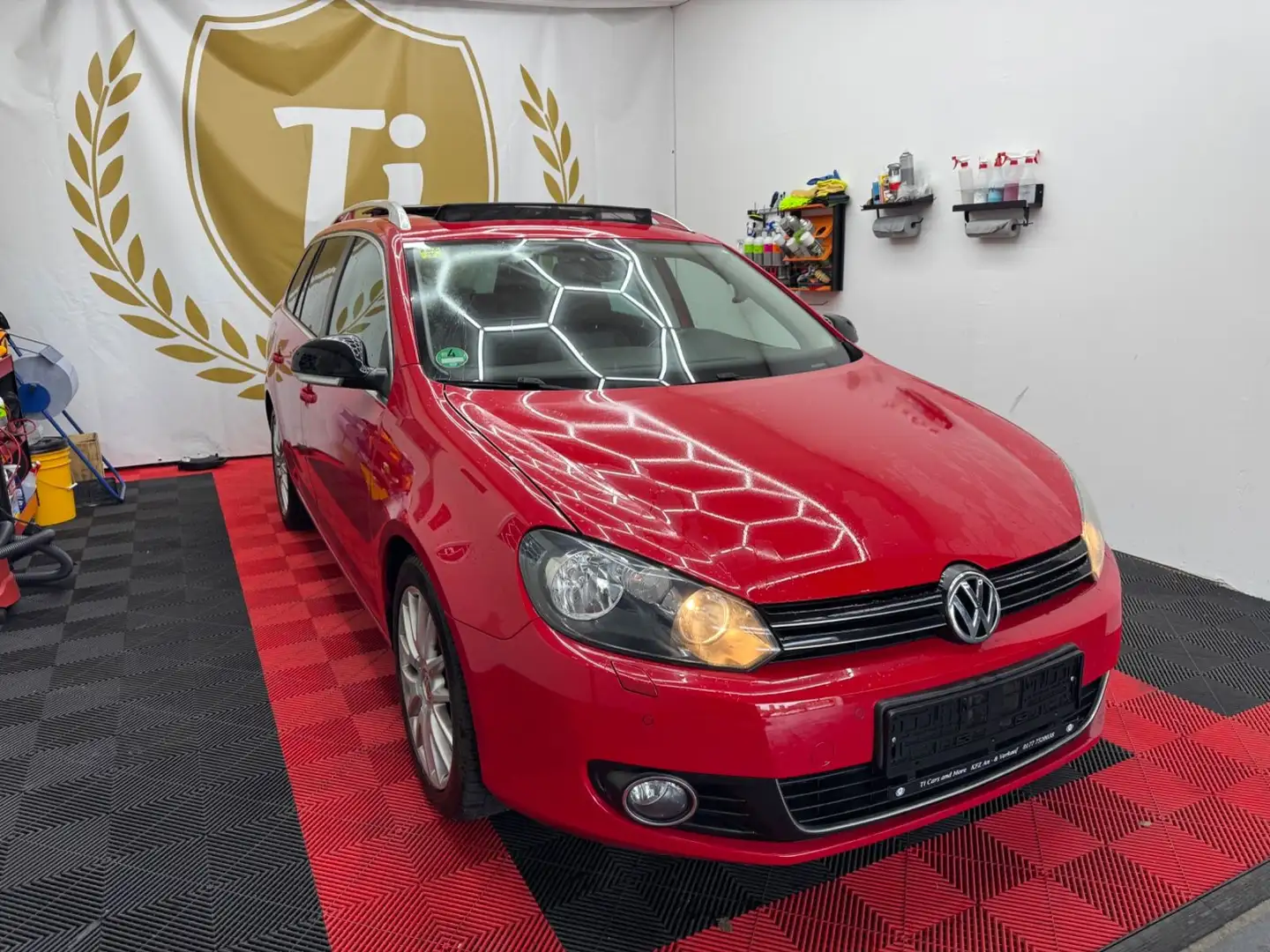 Volkswagen Golf *Golf*VI*Variant*Style*Automatik*Pano*Scheckeft* Rot - 2
