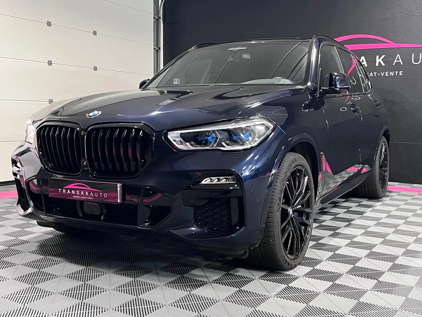 BMW X5 3.0 dAS xDrive30 MHEV PACK-M *360-HK-SIEGECHAUF* Blauw - 2
