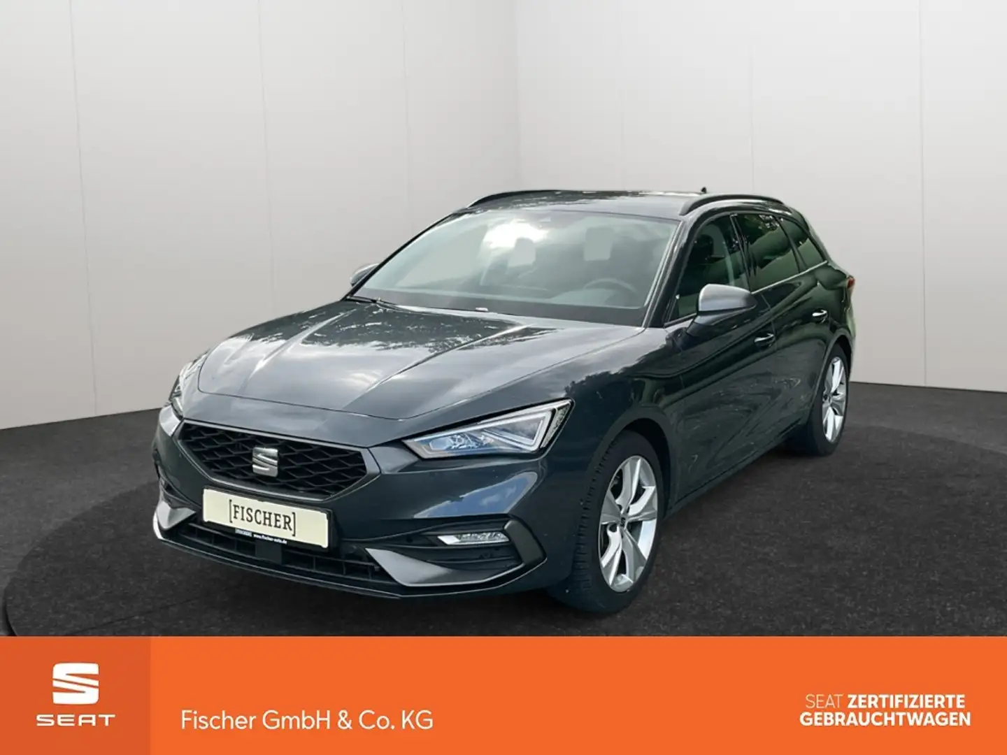 SEAT Leon ST 2.0TDI DSG FR LED Navi SHZ Rear View ACC PDC DA Grau - 1