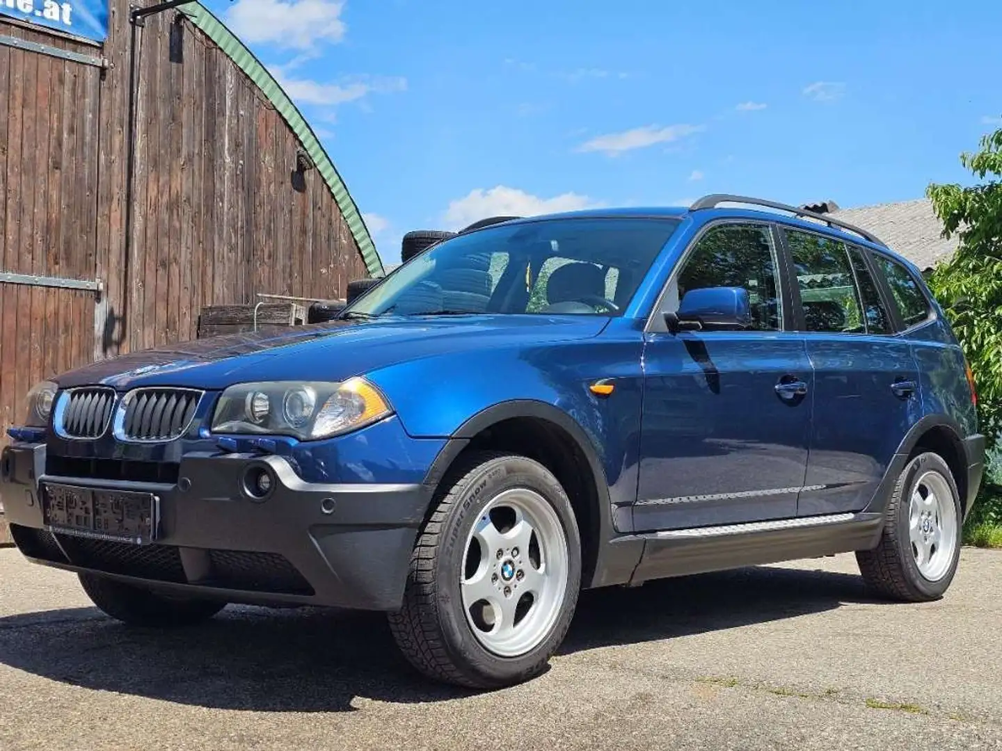 BMW X3 2,0d 4x4 Österreich-Paket AHK Fahrbereit WR SR Niebieski - 2