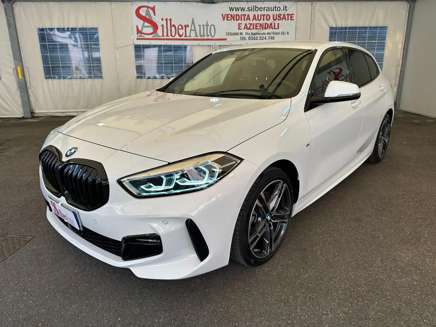 BMW 118 118d Msport auto 150 cv Blanc - 1