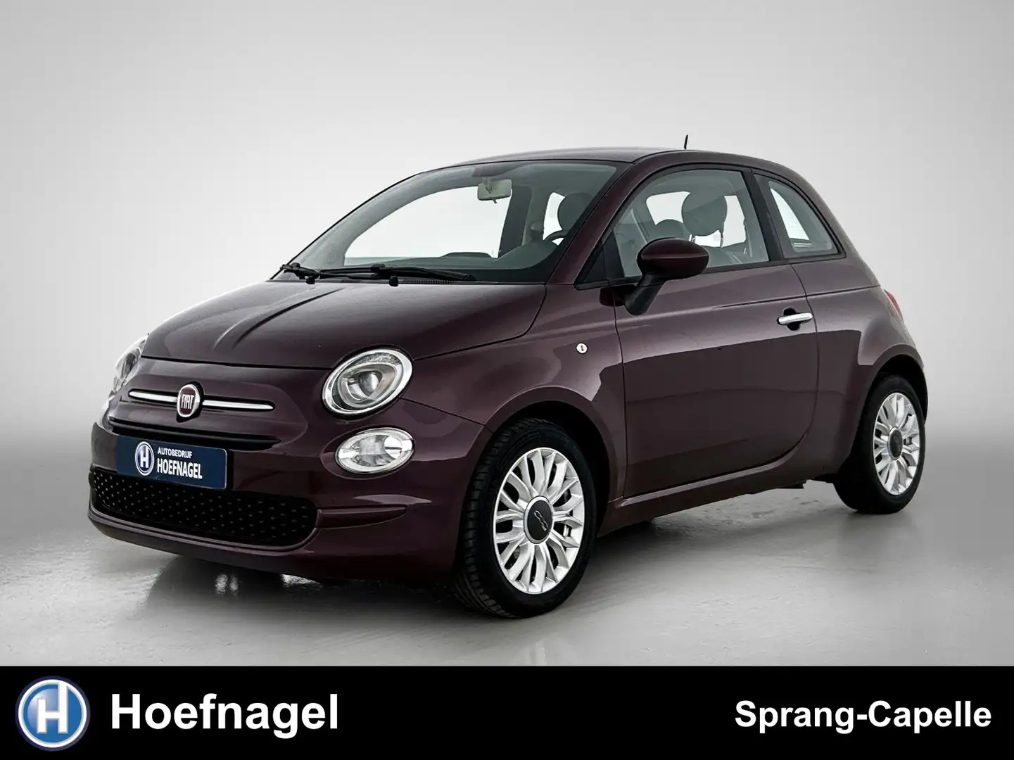 Fiat 500 0.9 TwinAir Turbo Popstar | Airco | Bluetooth | Paars - 1