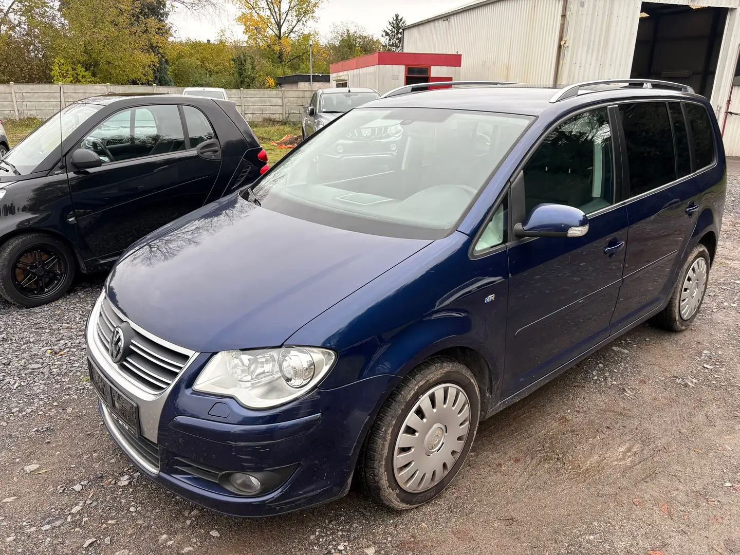 Volkswagen Touran 1.4 TSI Highline DSG MOTEUR TREMBLE Blauw - 1