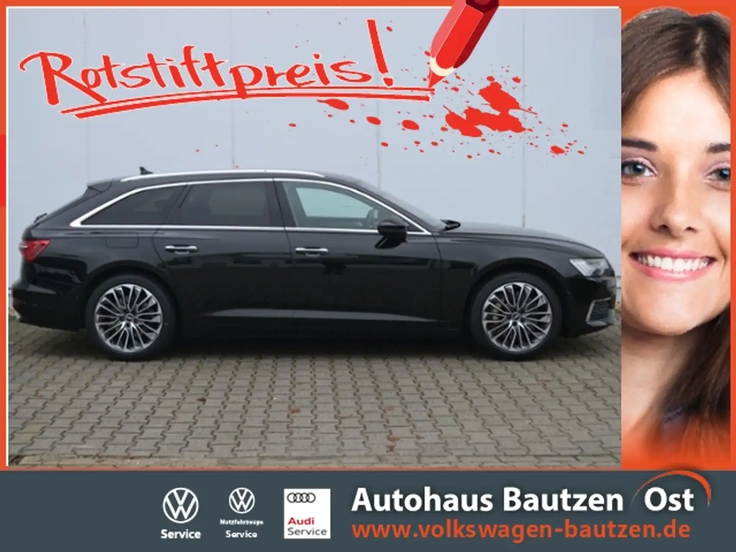 Audi A6 Avant 50 TFSI e qua. S-tronic Design AHK/MATRIX/1 Nero - 1