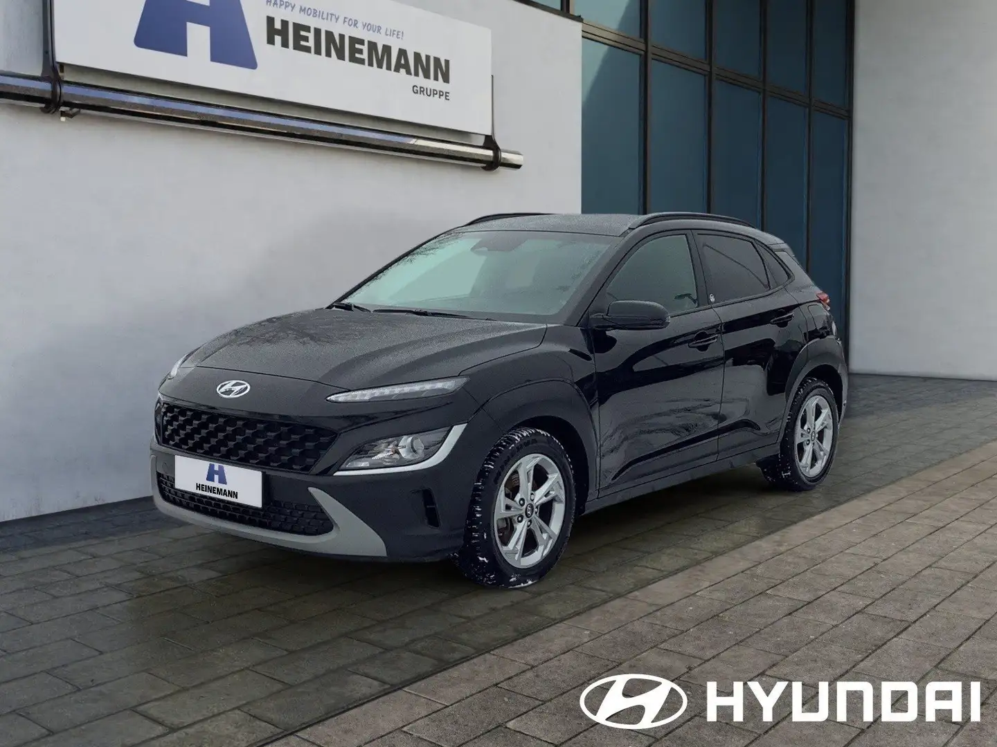 Hyundai KONA 1.0 T-GDi 120PS M/T|RFK|SHZ|LHZ|APPS|KLIMA Schwarz - 1