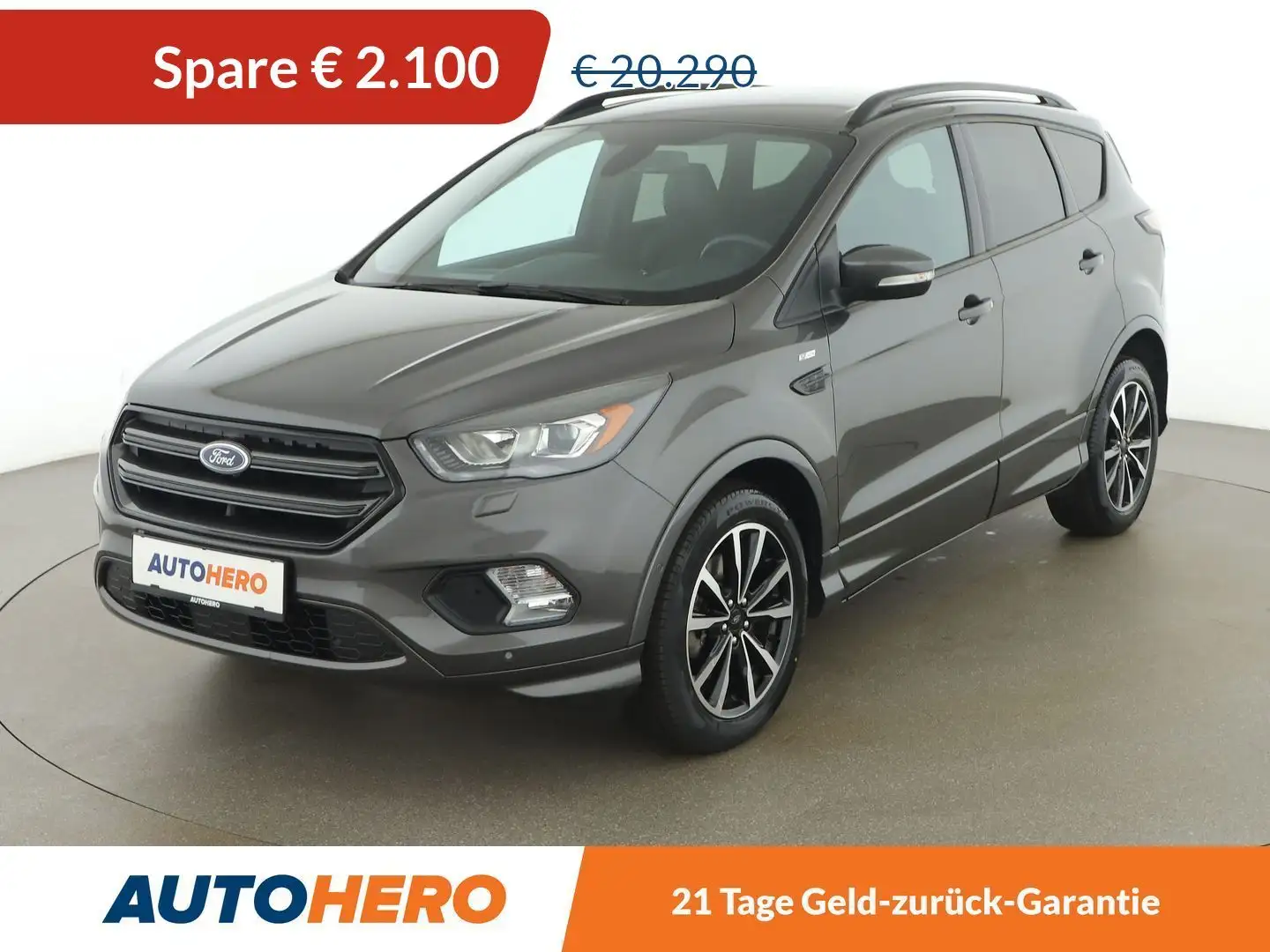 Ford Kuga 2.0 TDCi ST-Line *NAVI*CAM*PDC* Grijs - 1