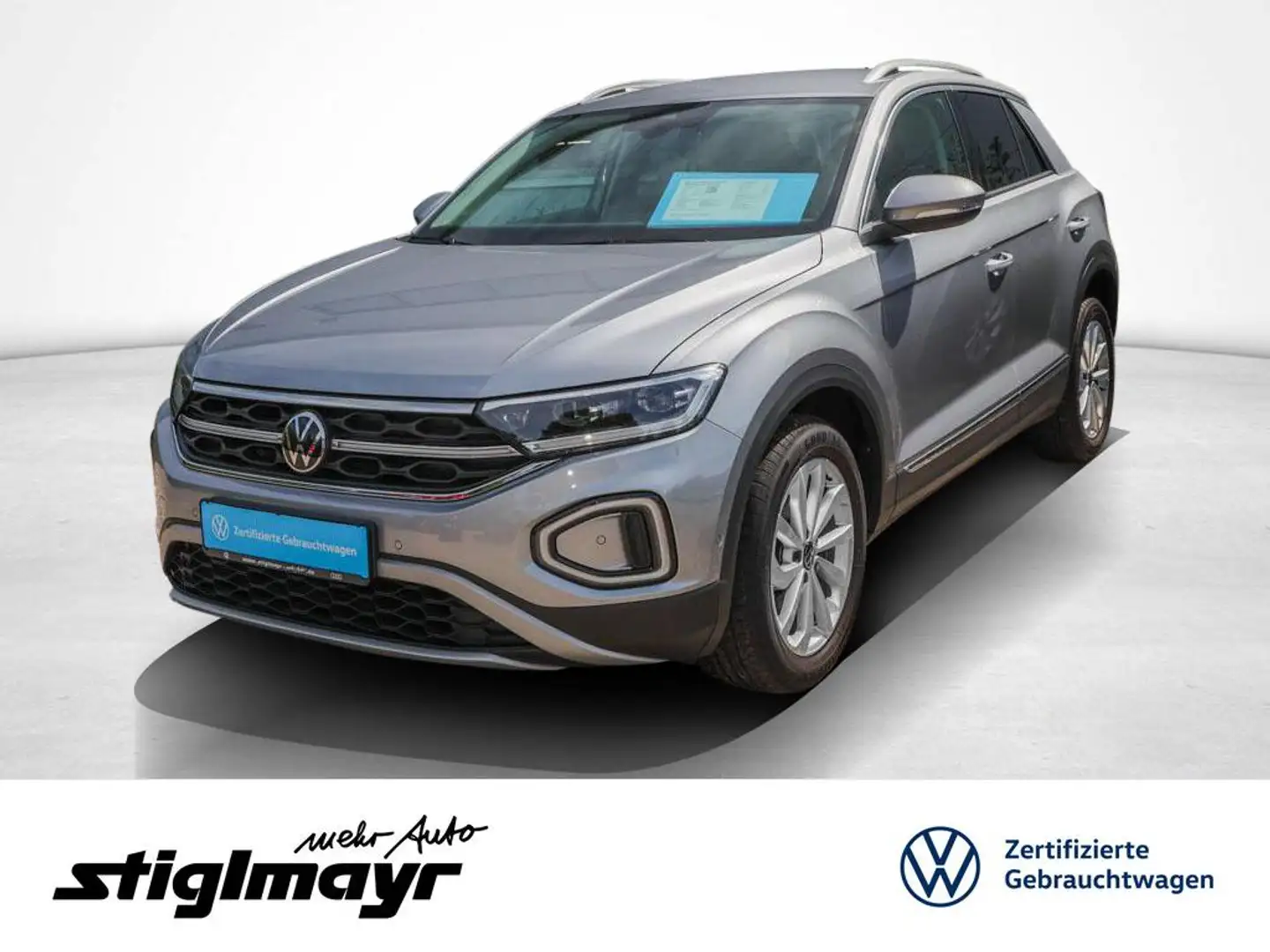 Volkswagen T-Roc Style 1.5 TSI DSG +IQ-LIGHT+REAR VIEW Silber - 1