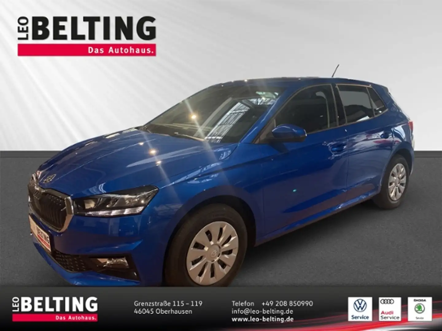 Skoda Fabia 1.0 TSI Essence Smartlink SH PDC KLIMA LED 5J. Ga Bleu - 1