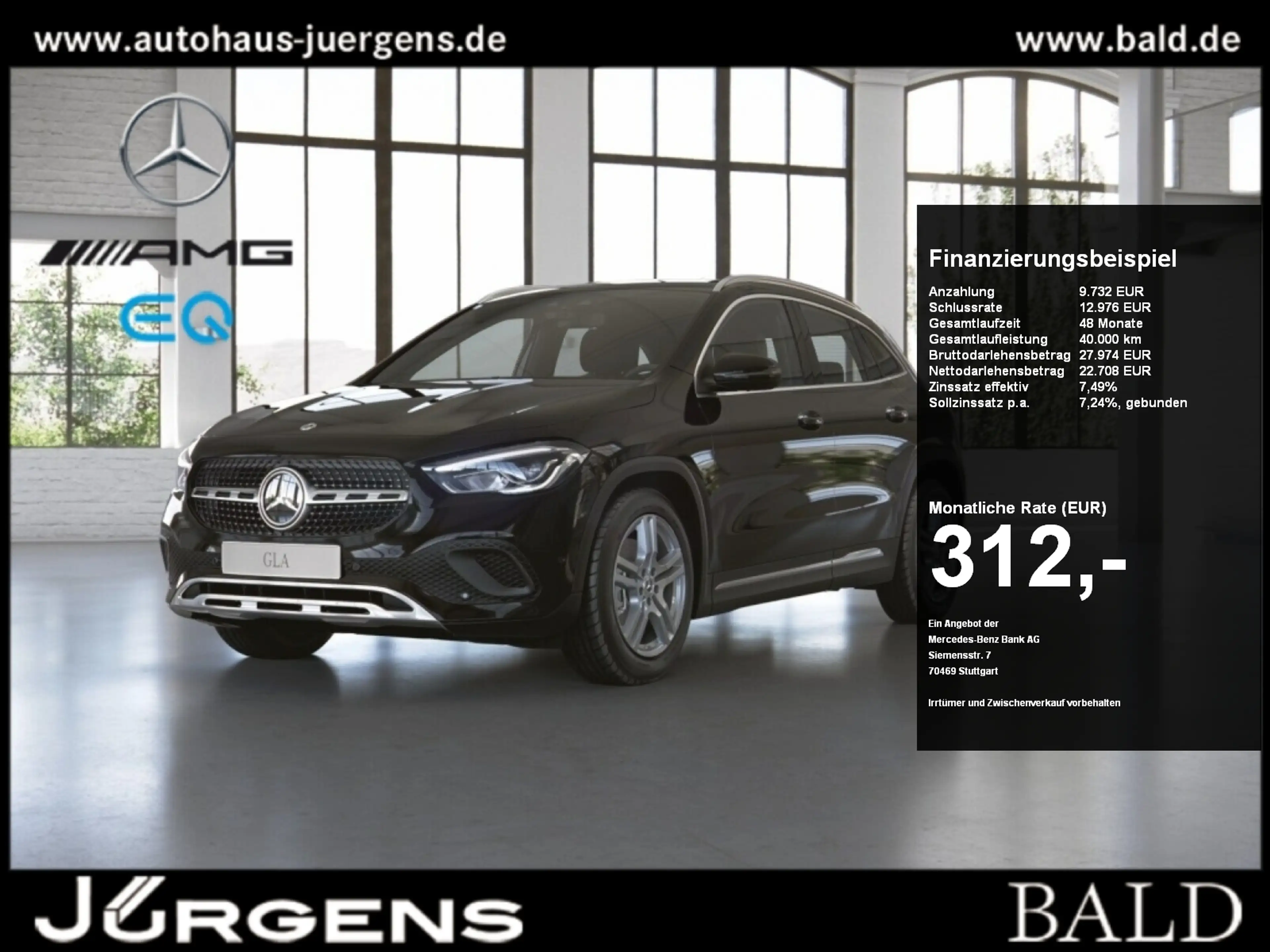 Mercedes-Benz GLA 250 e Progressive/AHK/Distr/LED/Cam/Shz/Navi