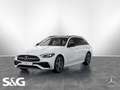 Mercedes-Benz C 200 d T AMG AHK+PANO+TOTWINKEL+DISTRO+360°+18" Weiß - thumbnail 1