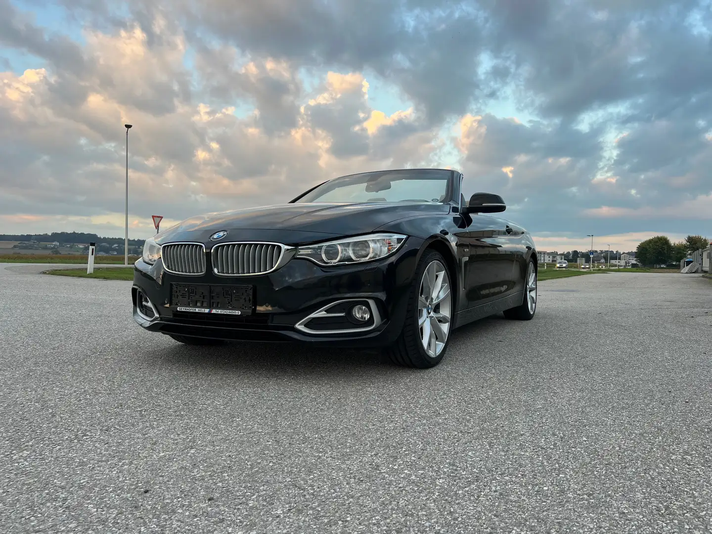 BMW 420 420d Cabrio Modern Line Schwarz - 1