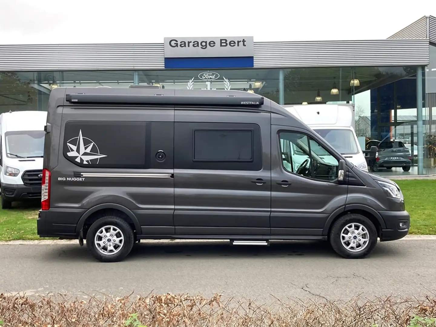 Ford Transit Big Nugget Limited automaat 185pk *FULL OPTION* Gris - 1