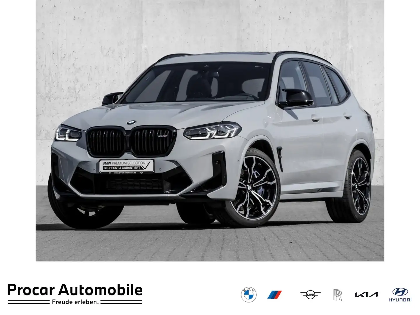 BMW X3 M Competition ADAPT.LED+PANO+HuD+DA+PA+H/K Szürke - 1