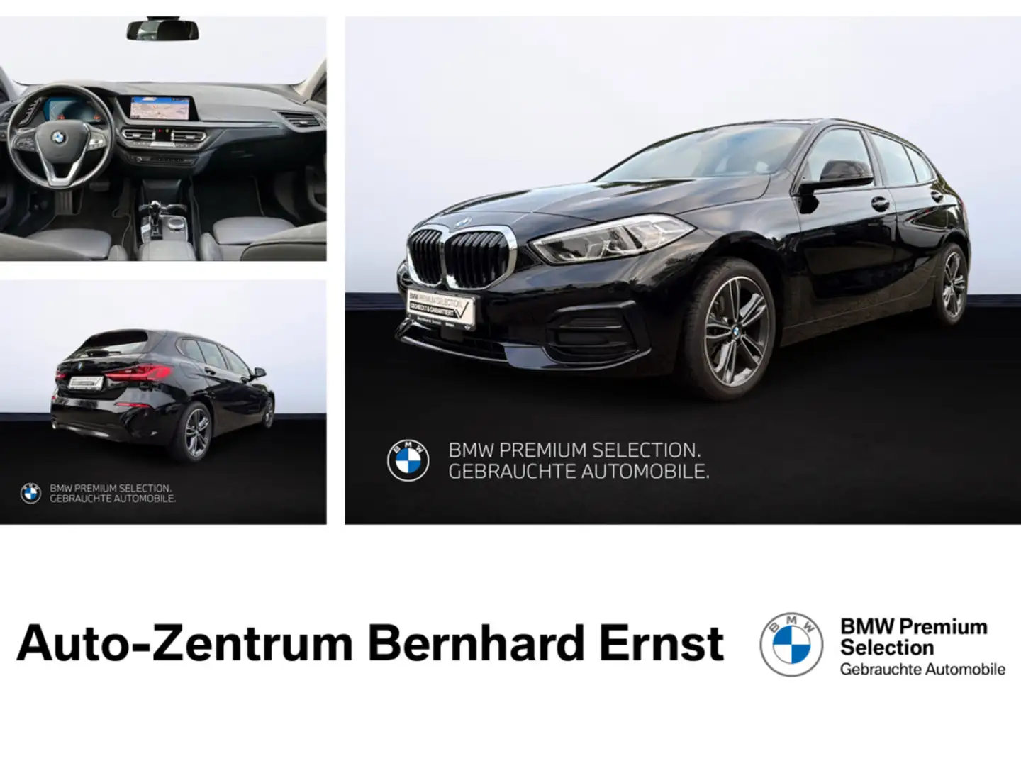 BMW 118 i Sport Line Aut. Led Sportsitze AHK PDC Noir - 1