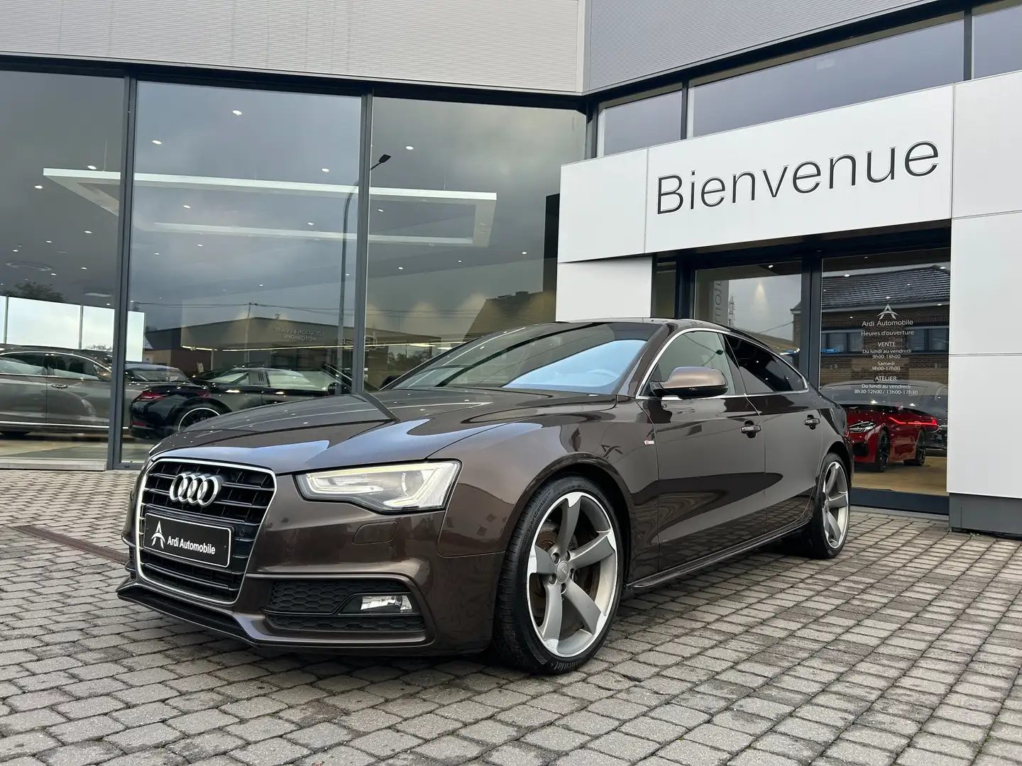 Audi A5 Sportback 1.8 TFSI S line *GARANTIE*1ER PROP*GPS* Brun - 1
