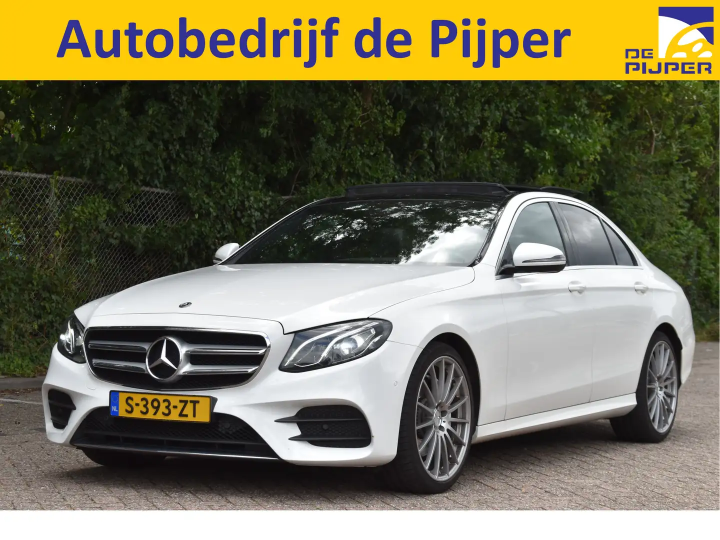 Mercedes-Benz E 200 Business Solution AMG | Onderh.historie | Standkac Wit - 1