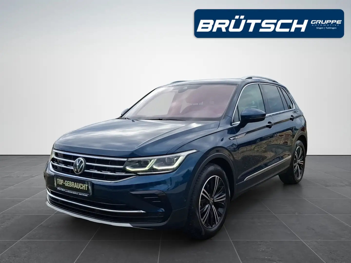 Volkswagen Tiguan 1.5 TSI Elegance DSG / MATRIX / PANORAMA / AHK Blau - 1