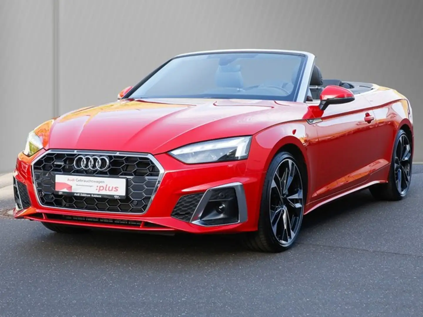Audi A5 Cabriolet 40 TDI quattro S line Leder Matrix Rot - 2