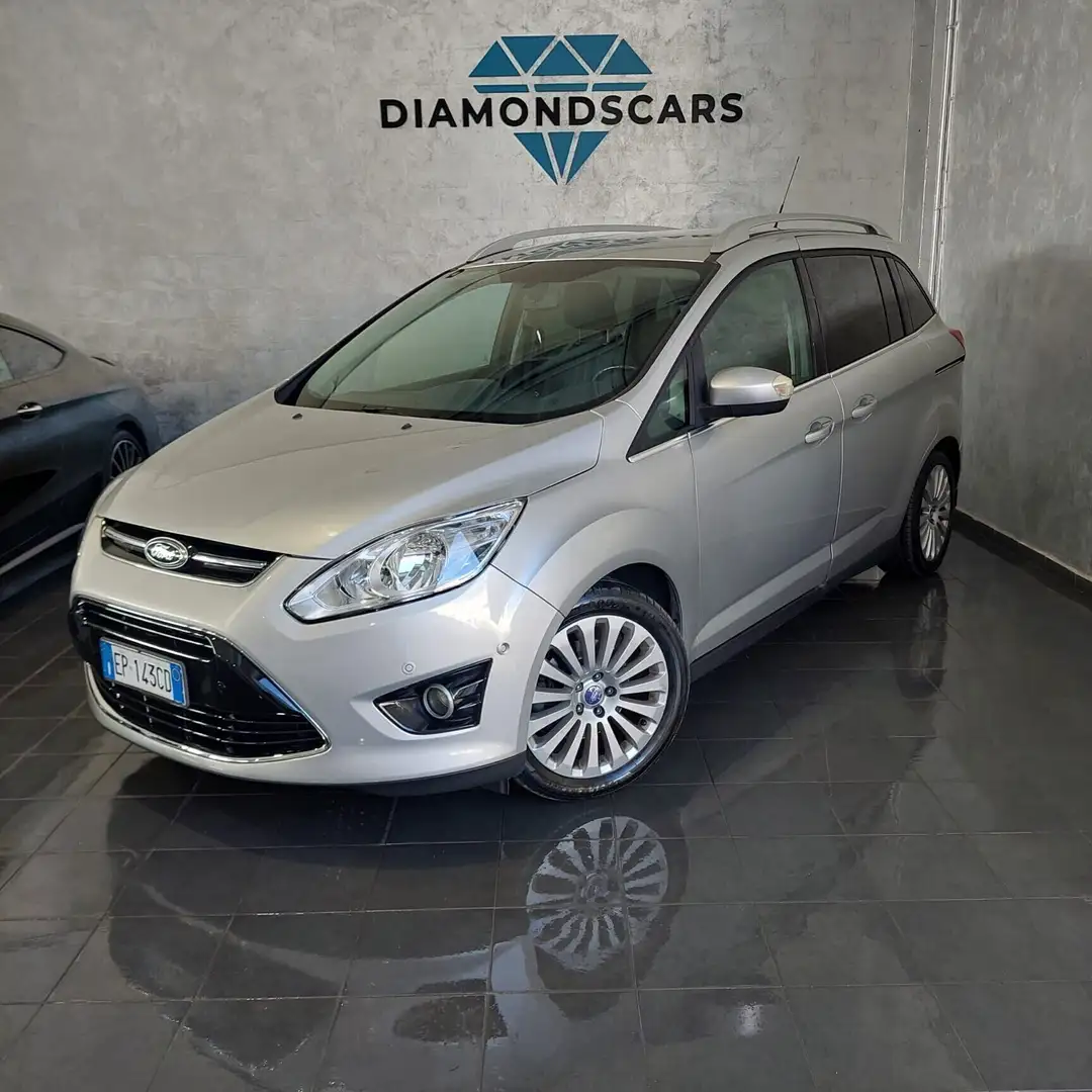 Ford C-Max C-Max7 1.6 TDCi 115CV Titanium Argent - 1