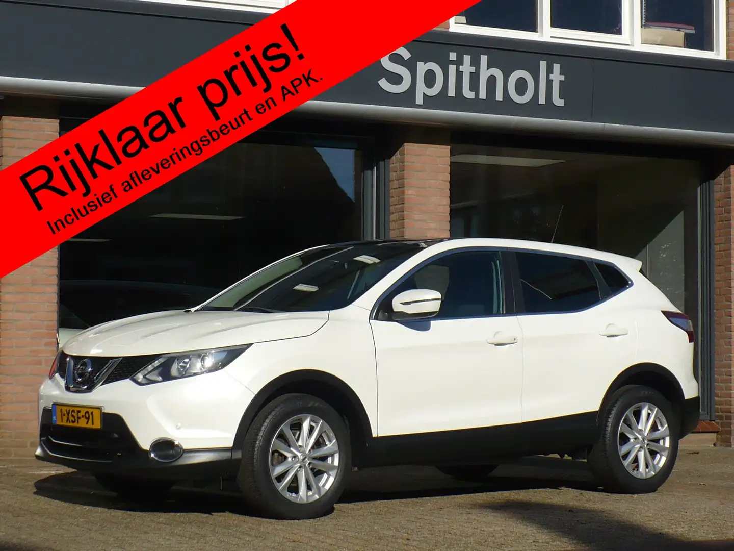 Nissan Qashqai 1.2 DIG-T XTRONIC Connect Edition Navi Trekhaak 11 Blanc - 1