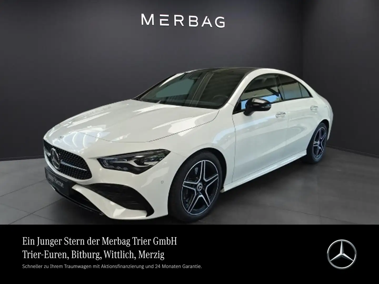 Mercedes-Benz CLA 220 4M *AMG Pano Night Leder Premium Totwin Weiß - 1
