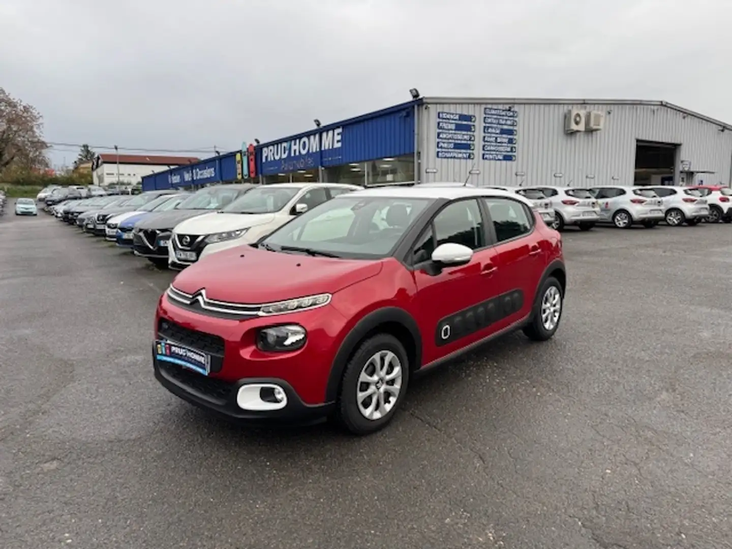 Citroen C3 PURETECH 82CH FEEL DISTRIBUTION NEUVE Rouge - 1