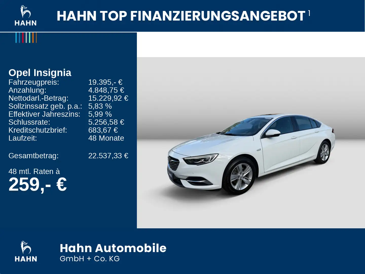 Opel Insignia 1.5 Turbo INNOVATION LED PDC NAVI SPURH Weiß - 2